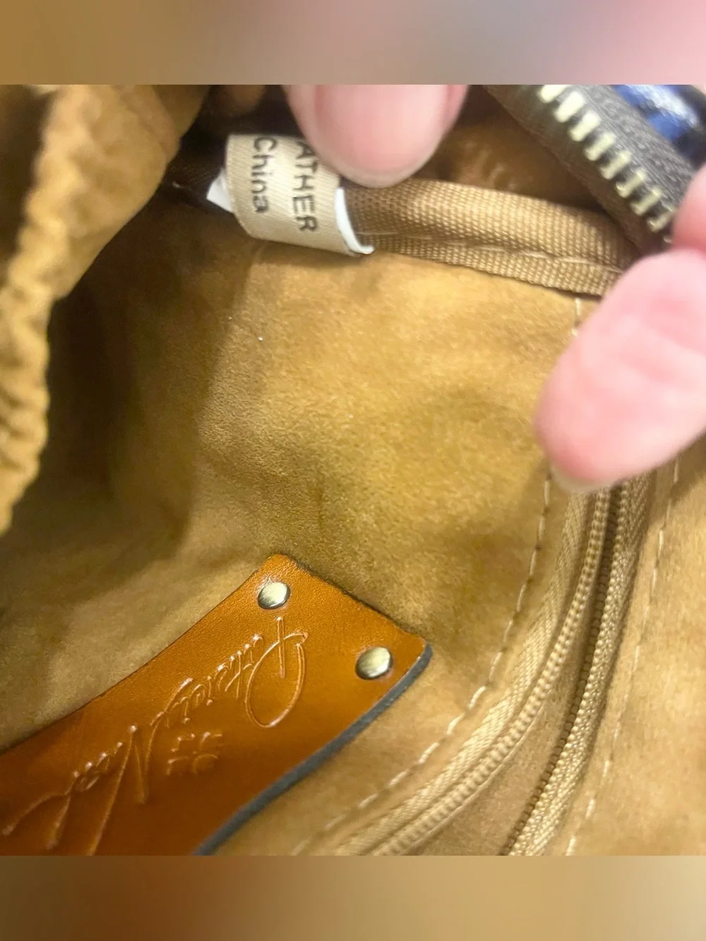 Patricia Nash Leather Kea Sling Bag No Callouts